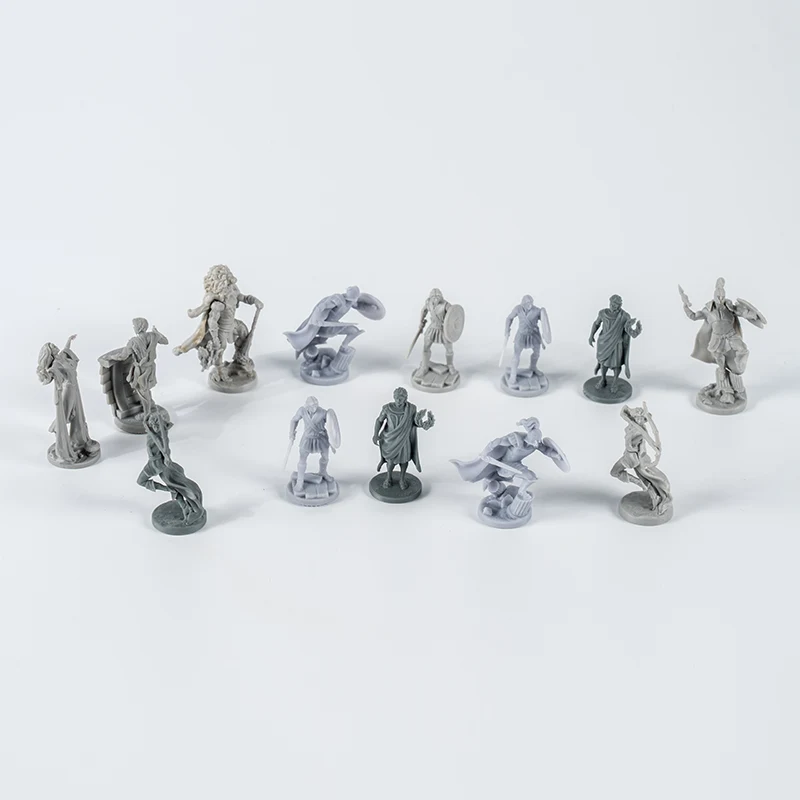 Brætspilsminiaturer: Injection Molding vs Resin Casting vs 3D Printing