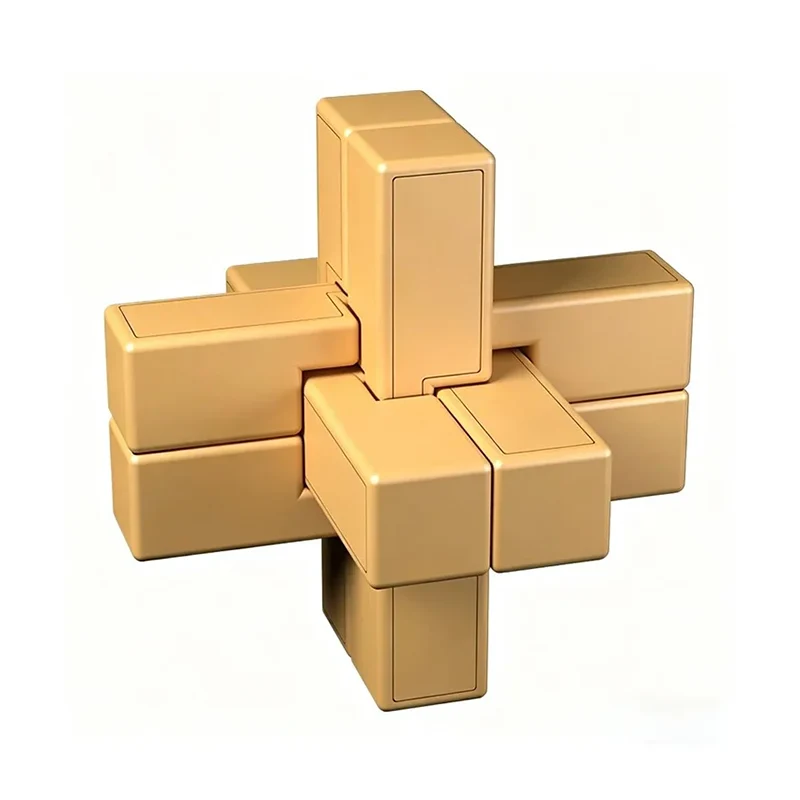 3D multi-direktionelle byggeklodser